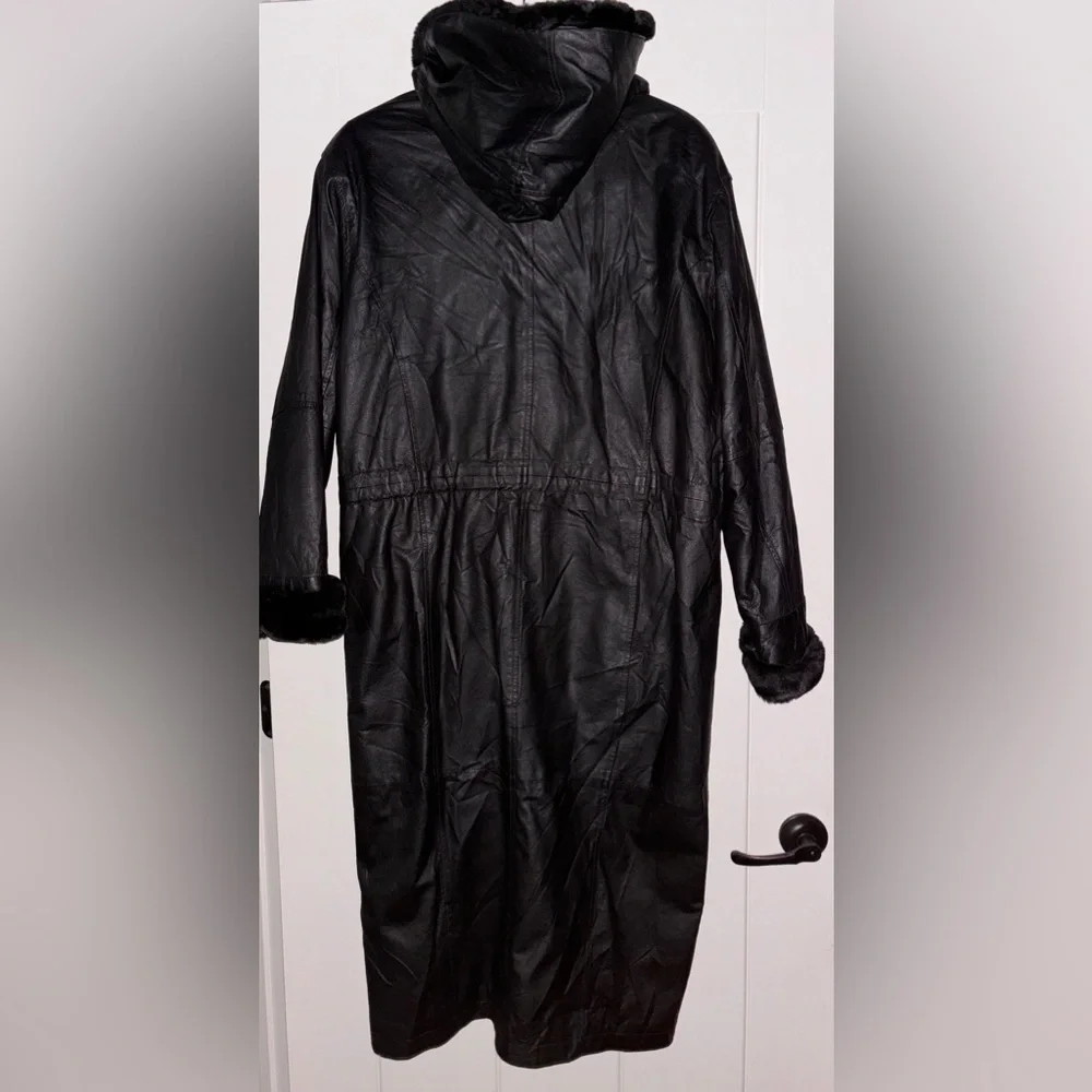 Wilson Othello Pelle Genuine Leather Trench‎ Coat Size M Old Luxury Old World
